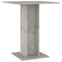 Voir la diapositive 2 : VIDAXL Table de bistro Gris beton 60x60x75 cm Bois d'ingenierie