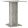Voir la diapositive 2 : VIDAXL Table de bistro Gris beton 60x60x75 cm Bois d'ingenierie
