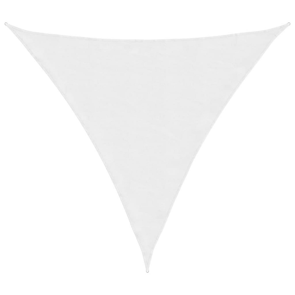VIDAXL Voile de parasol tissu oxford triangulaire 4,5x4,5x4,5 m blanc