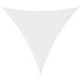 Voir la diapositive 2 : VIDAXL Voile de parasol tissu oxford triangulaire 4,5x4,5x4,5 m blanc