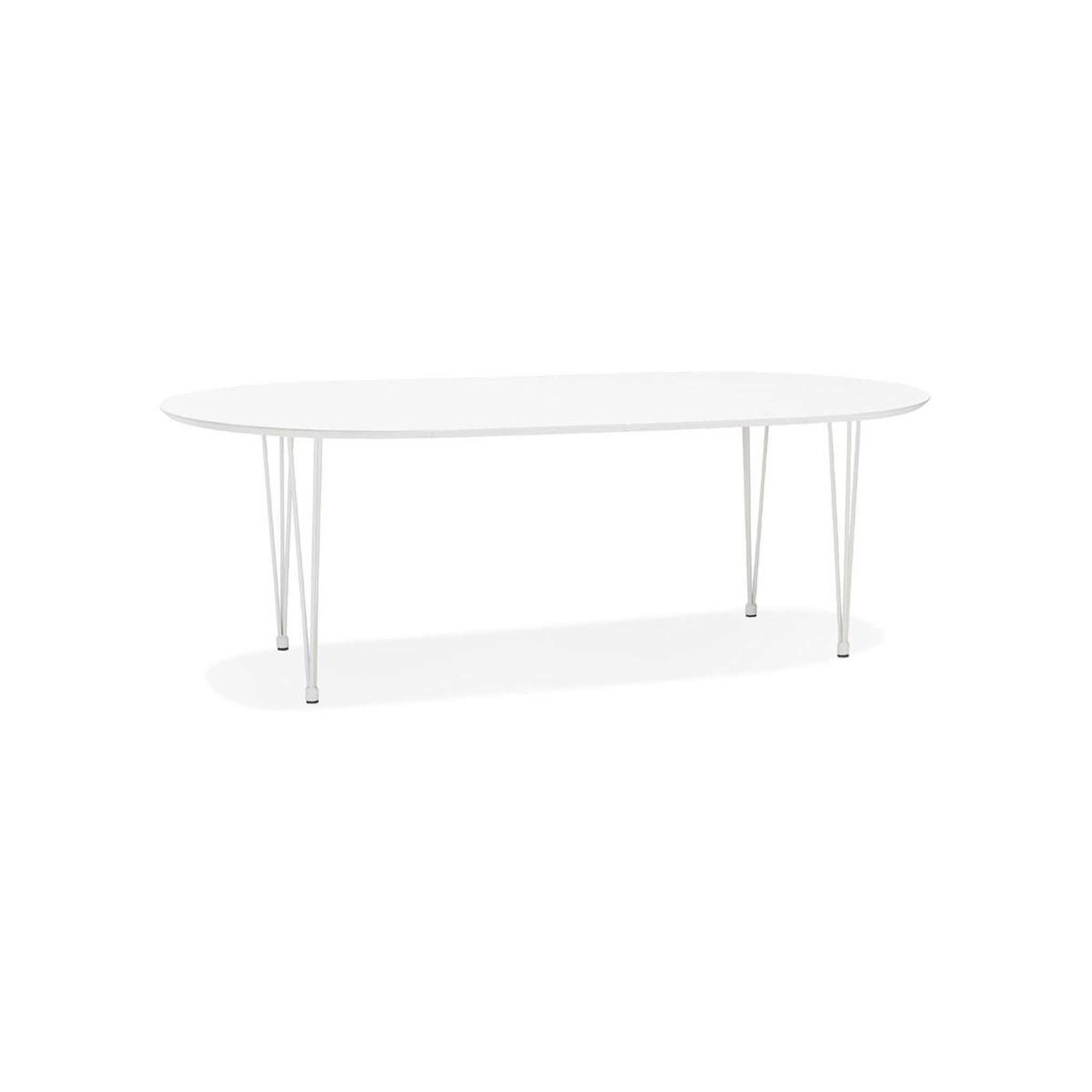 Voir la diapositive 1 : Paris Prix Table de repas extensible  babao  120-220cm blanc
