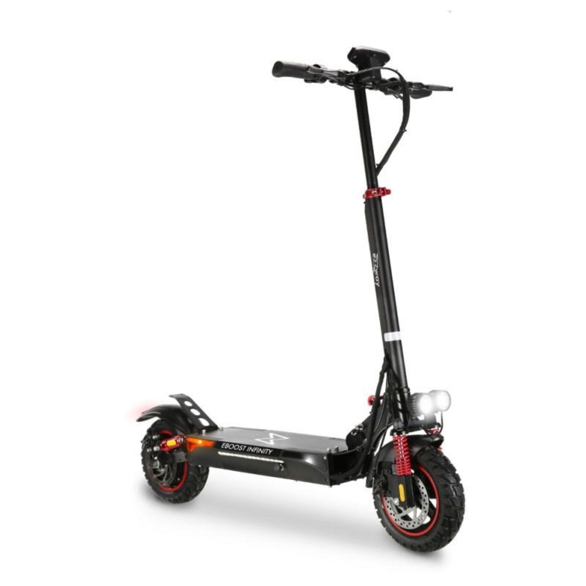 URBANGLIDE Trottinette électrique EBOOST INFINITY - 25 km/h, 70 km autonomie, batterie 48V 10,4Ah, double frein à disque, suspensi