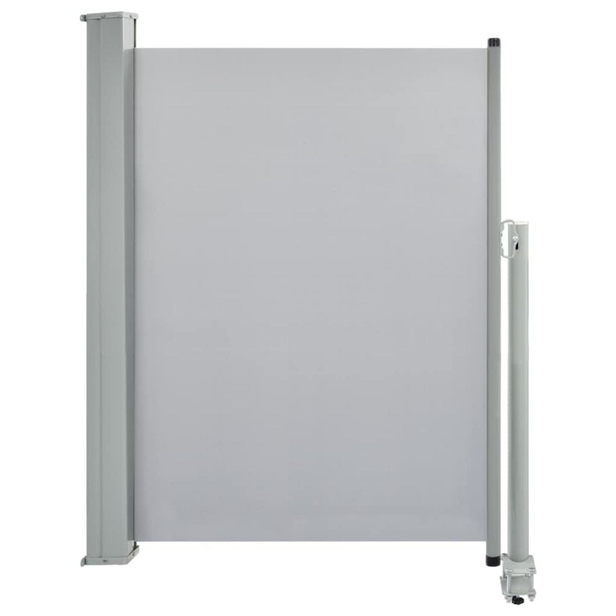 VIDAXL Auvent lateral retractable de patio 100 x 300 cm Gris