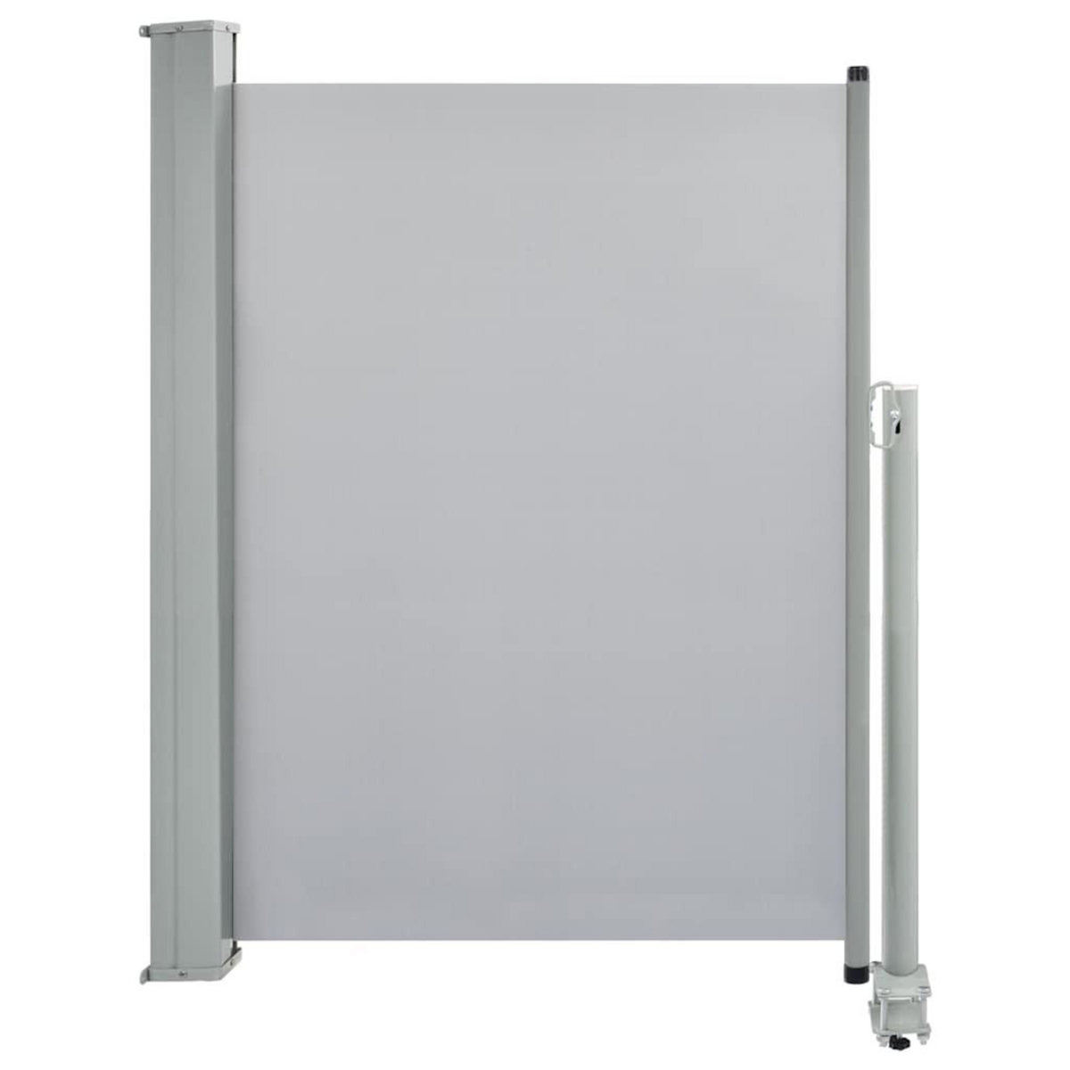 VIDAXL Auvent lateral retractable de patio 100 x 300 cm Gris