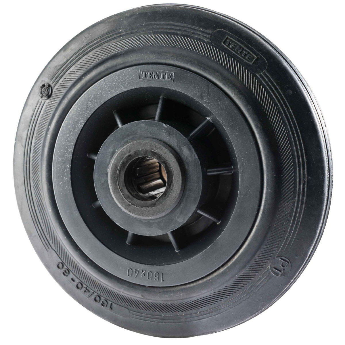 Tente Roue pleine Ø 160 x 40 mm axe de 20 mm