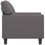 Voir la diapositive 4 : VIDAXL Fauteuil Gris 60 cm Similicuir