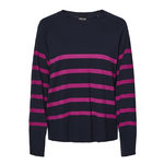 Pieces Pull Marine/Rose Femme Pieces Sia. Coloris disponibles : Rose
