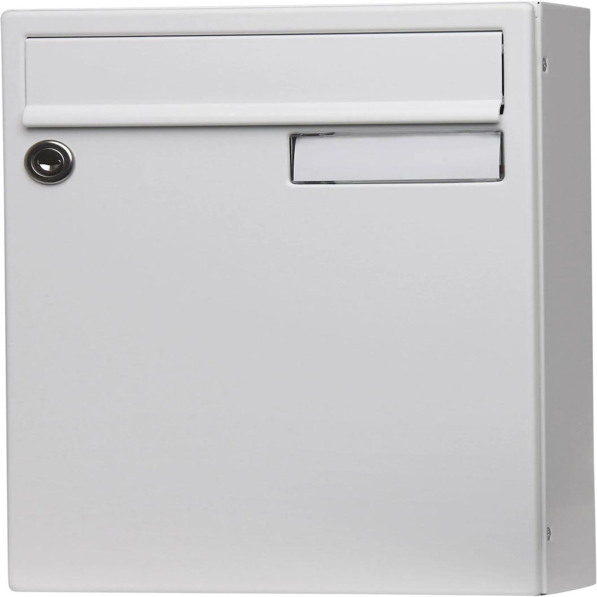 RENZ Boîte aux lettres non normalisée 1 porte extérieur - Saphir - acier blanc