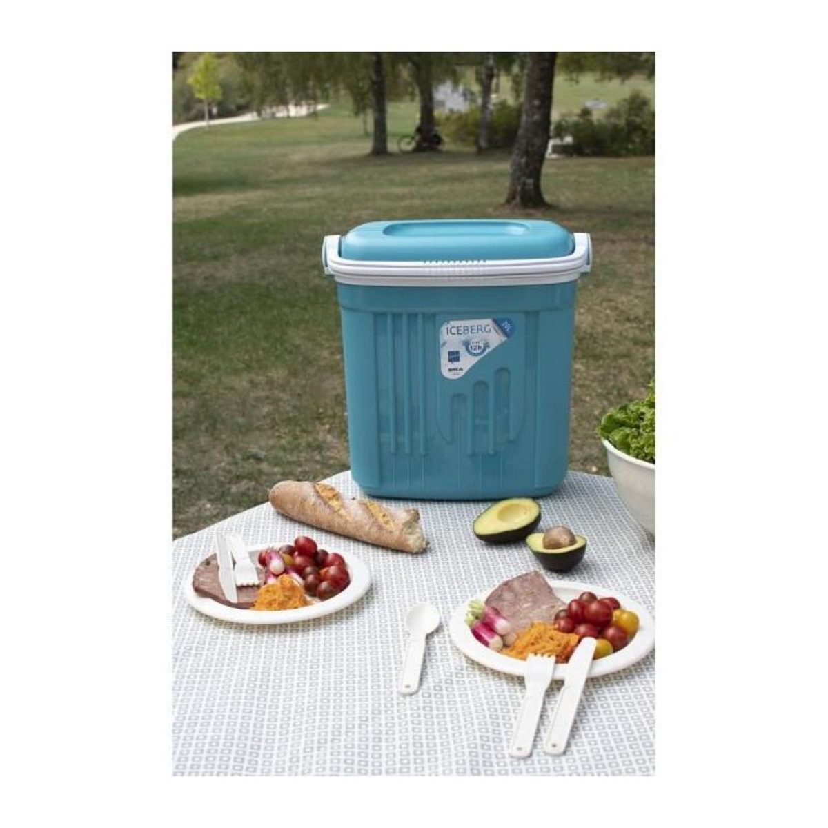 Eda Glacière plastique 20l - 19714 turquoise