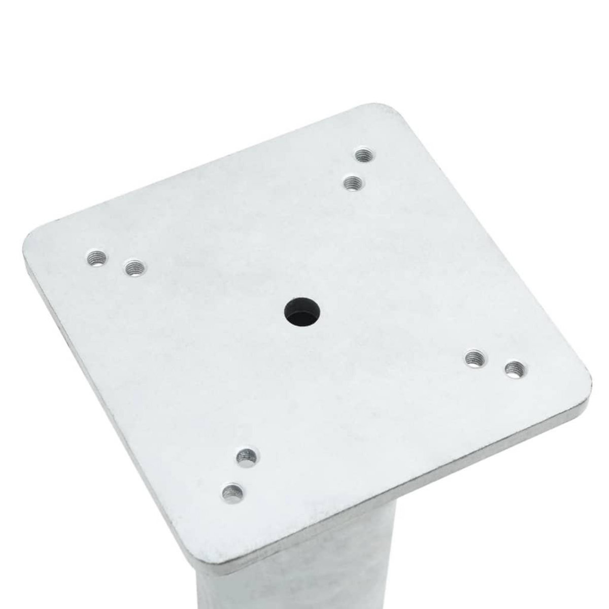 VIDAXL Base de parasol enterre argente 16x16x39,5 cm acier