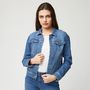 Voir la diapositive 1 : IN EXTENSO Veste en jean femme