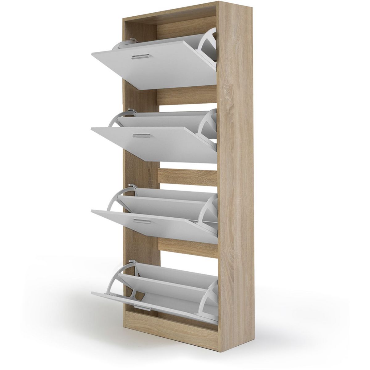 Meuble à chaussures 4 portes L60 cm TOWA