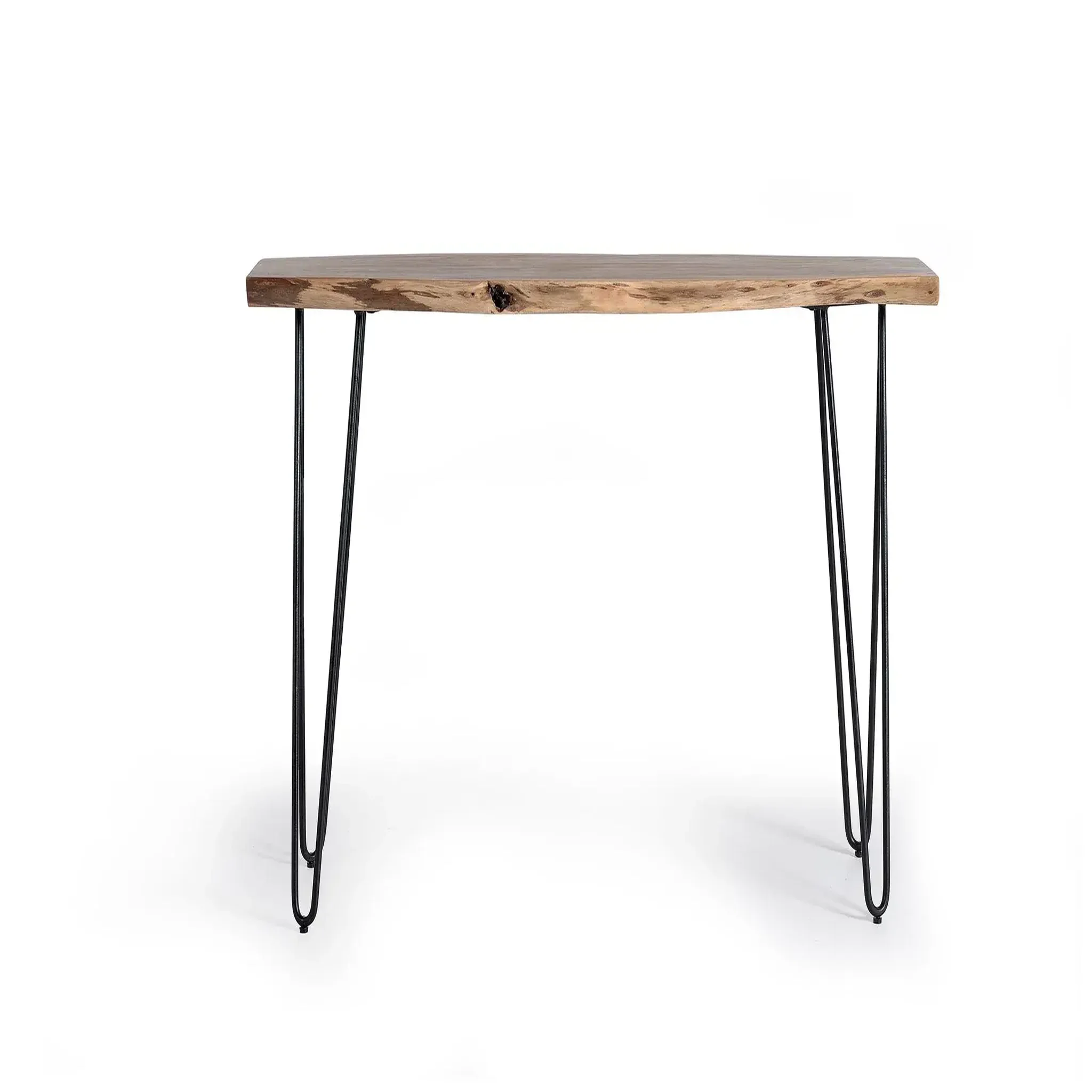 GINER Y COLOMER SL Console en bois d'acacia 120 cm style industriel moderne