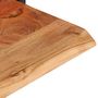 Voir la diapositive 4 : VIDAXL Etageres murales 2 pcs 100x24x35 cm Bois d'acacia et acier