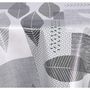 Voir la diapositive 3 : HABITABLE Nappe en toile cirée ronde Opus - Diam. 150 cm - Gris