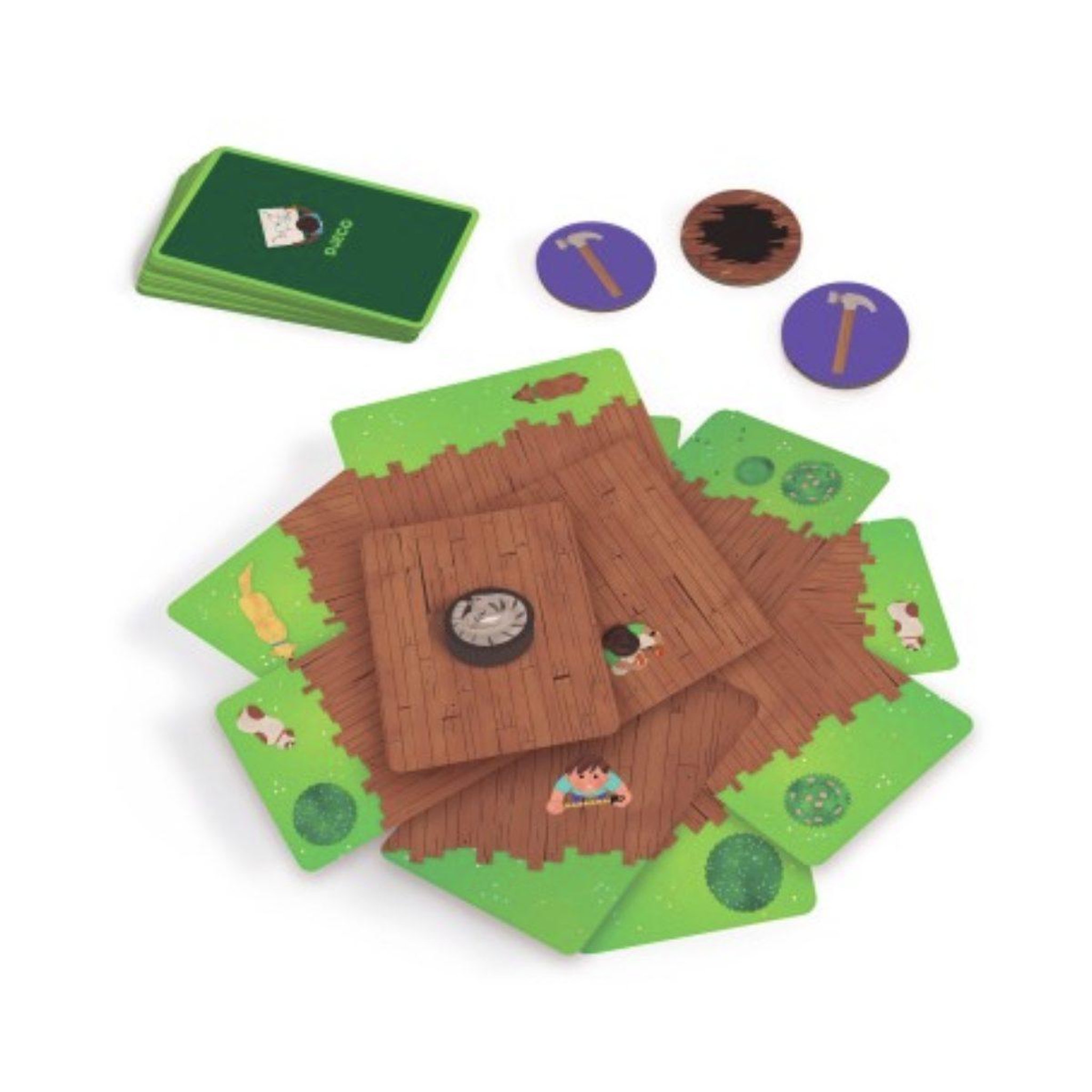 Voir la diapositive 2 : Djeco Jeu de cartes - cabana boom -