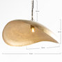 Voir la diapositive 4 : Rendez vous déco Suspension en métal doré 74 cm-Pacha