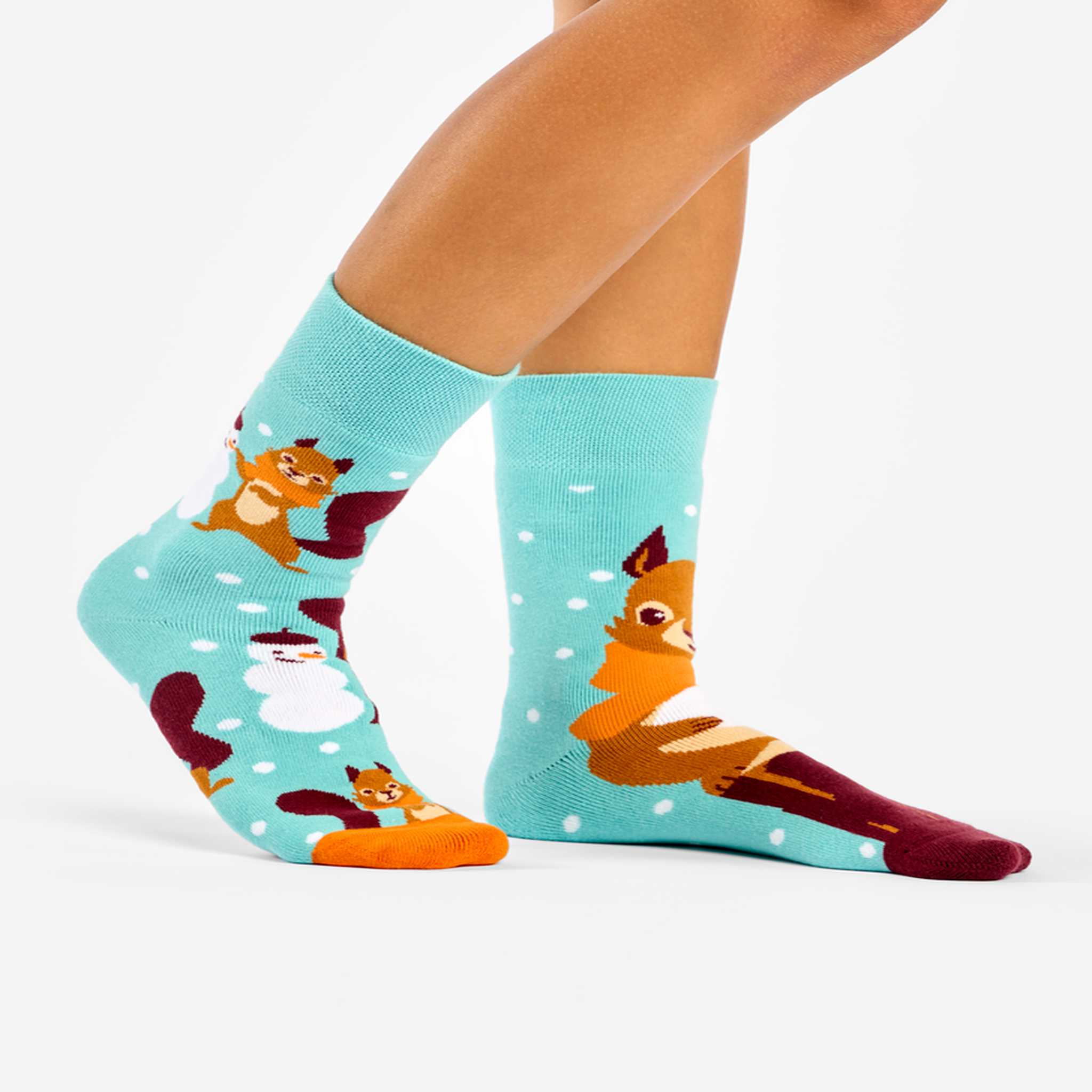 Voir la diapositive 4 : DEDOLES Chaussettes chaudes écureuil d'hiver