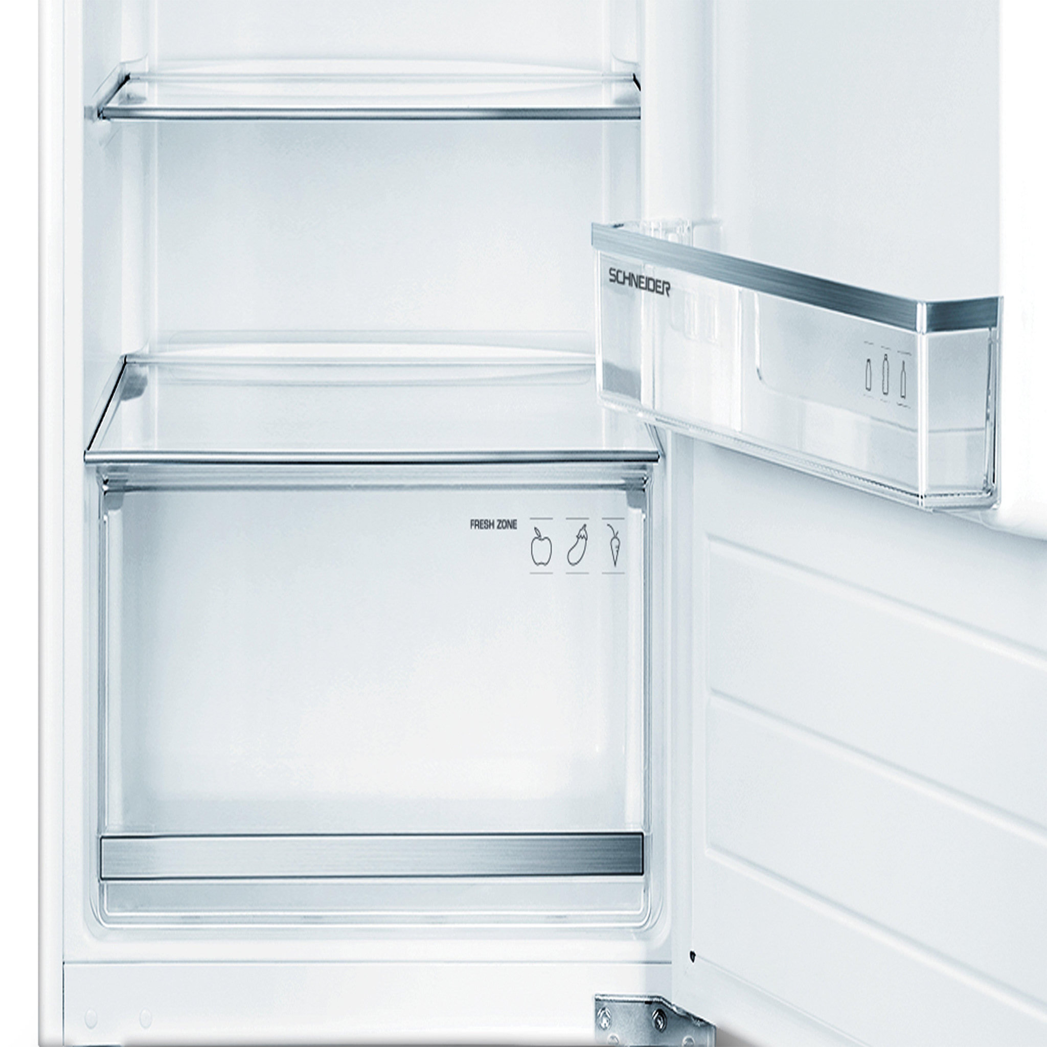 Voir la diapositive 4 : SCHNEIDER Schneider SCRFI122-D - Réfrigérateur intégrable 1 porte 179L
