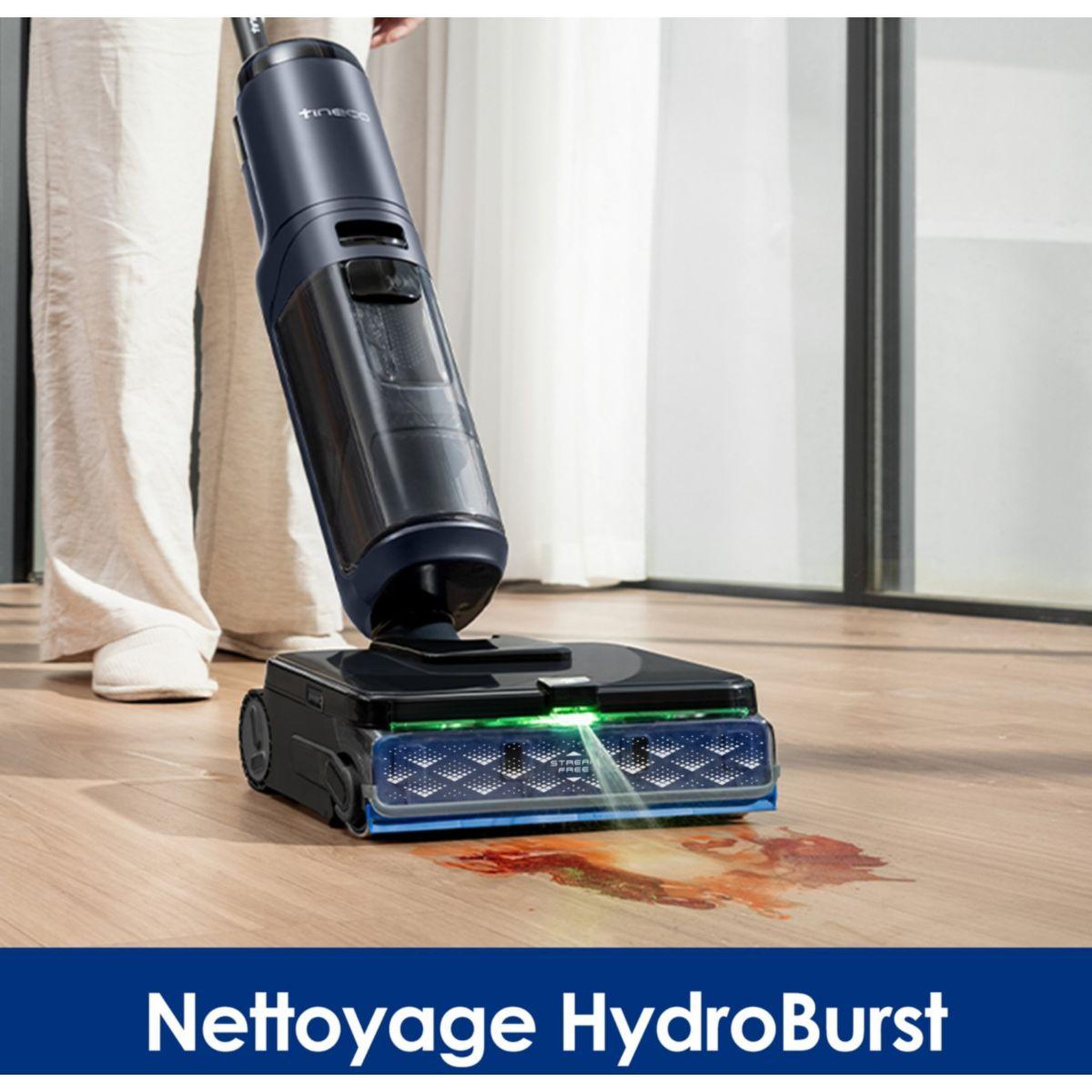 Voir la diapositive 3 : TINECO Aspirateur laveur floor one s7 max pro bleu