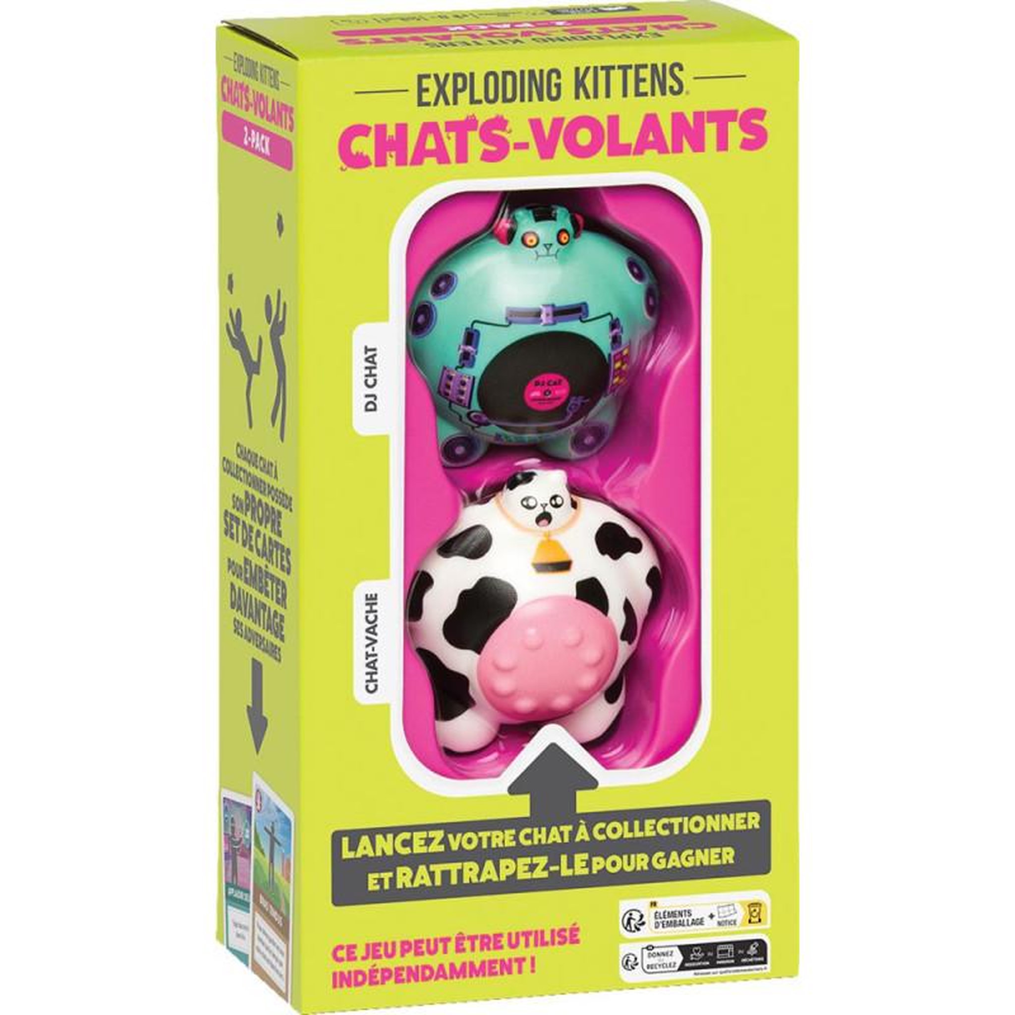 Asmodee Jeu d ambiance Asmodee Chats volants 2 pack 4