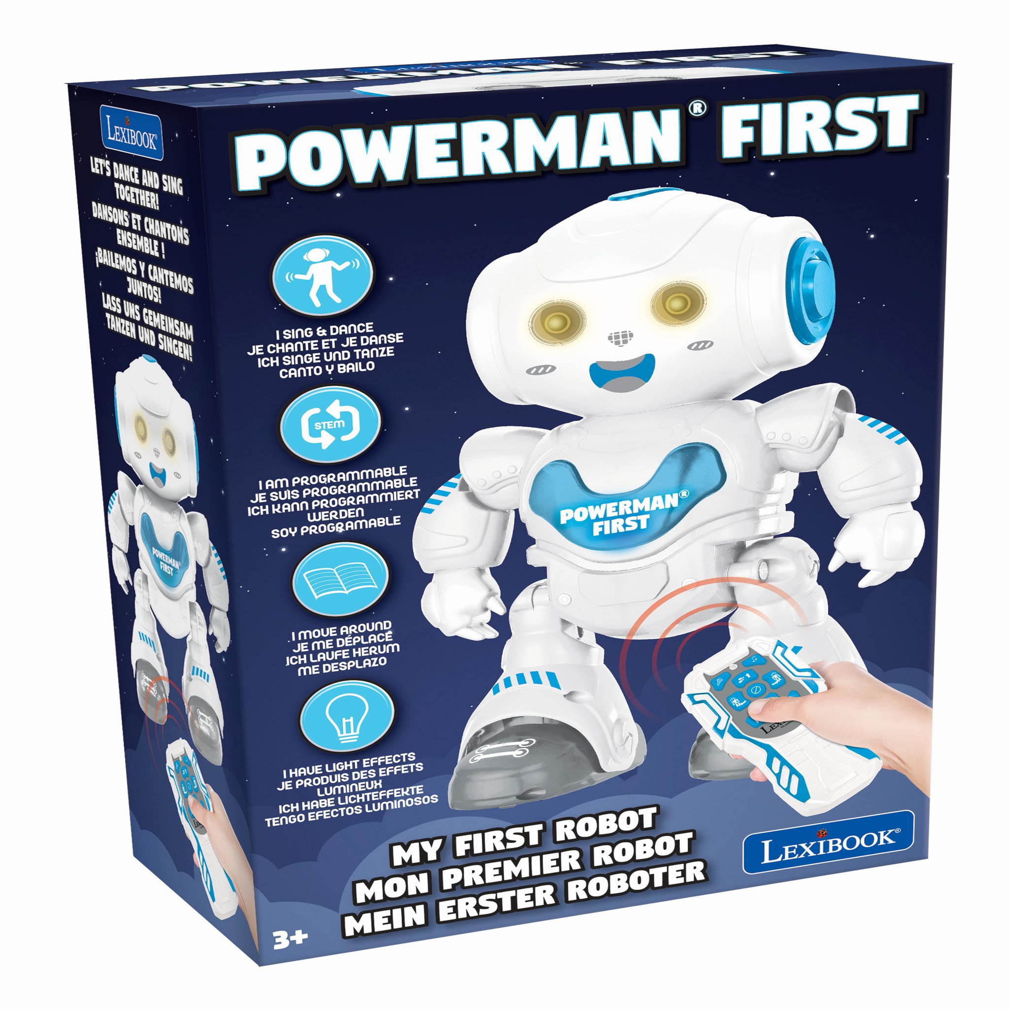 Voir la diapositive 4 : Lexibook Powerman First Robot Programmable