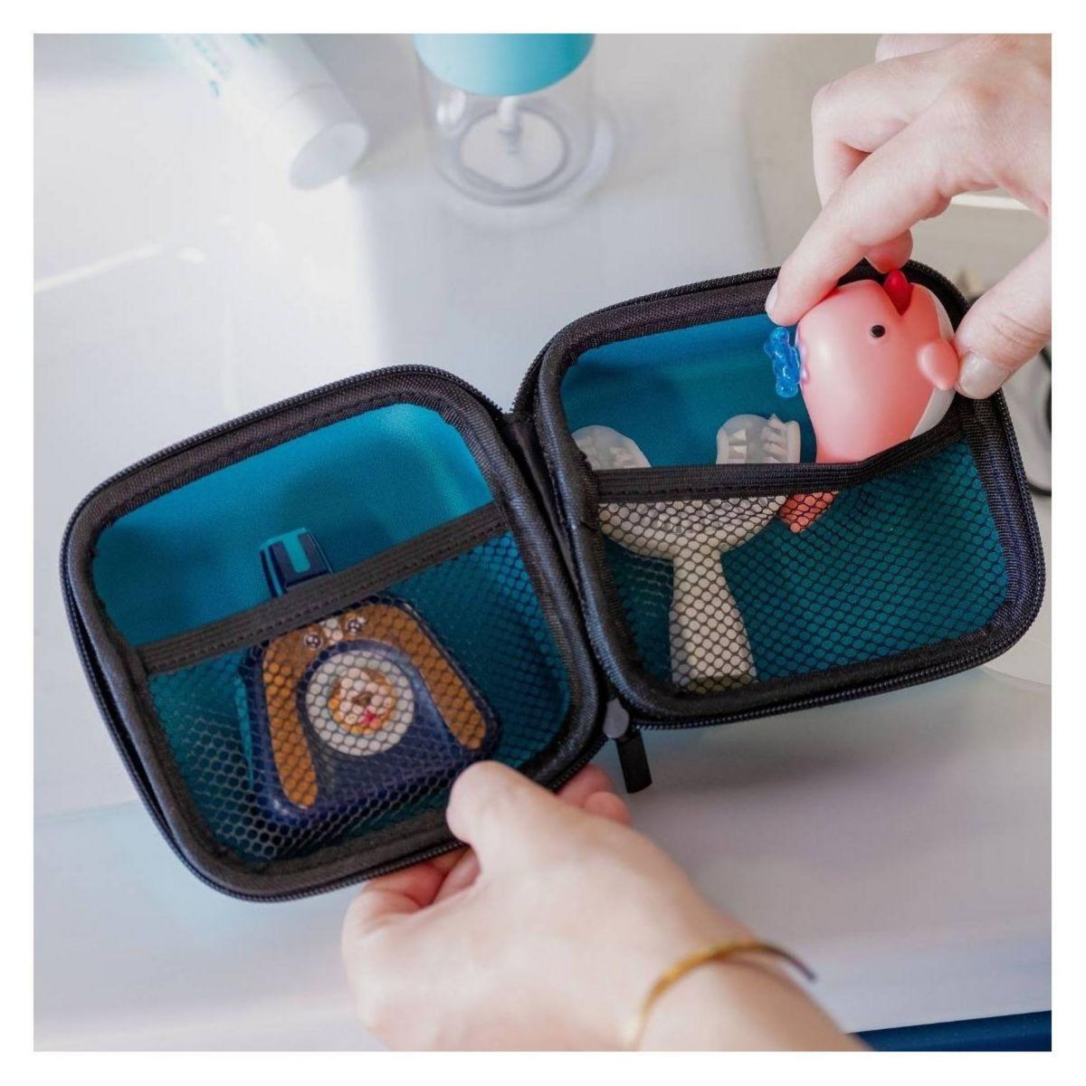 YBRUSH Boite de transport Boite de transport rigide et solide