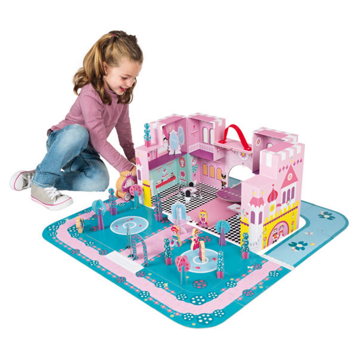 JANOD Valise de jeu - Le château enchanté 