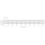Voir la diapositive 5 : VIDAXL Cloture de jardin a dessus en lance Acier (1,5-1,75)x15,3m Noir