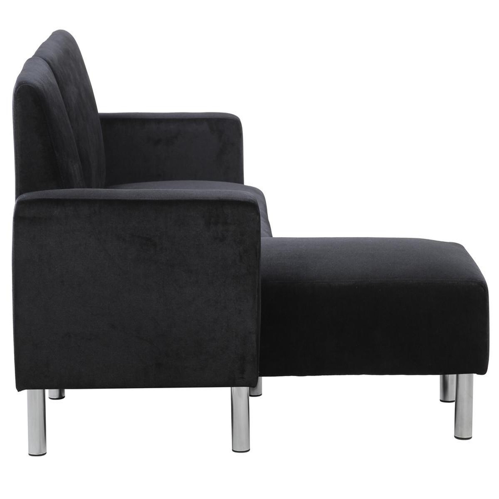 Voir la diapositive 3 : Habitat et Jardin Canapé d'angle tissu réversible  rio  - 4 places - gris anthracite