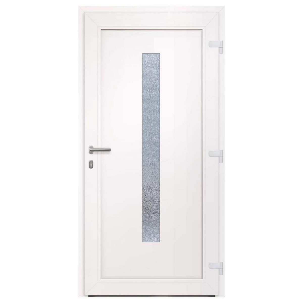 VIDAXL Porte d'entree anthracite 98x200 cm PVC