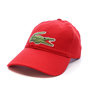 Voir la diapositive 1 : Lacoste Casquette Rouge Mixte Lacoste Twill Big Croch