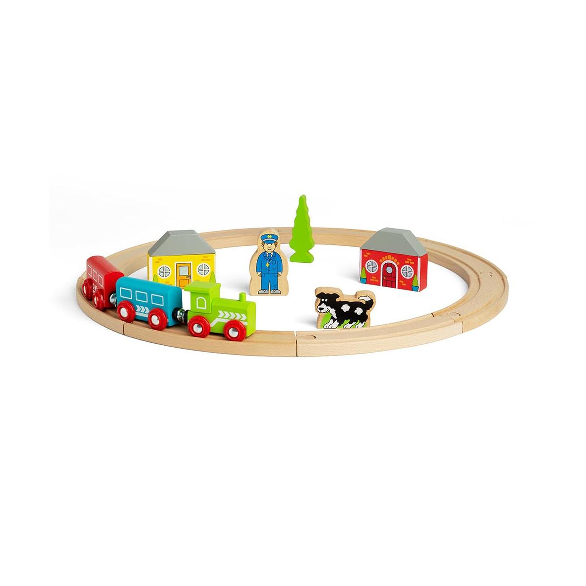 BIGJIGS Mon Premier Circuit de Train en bois