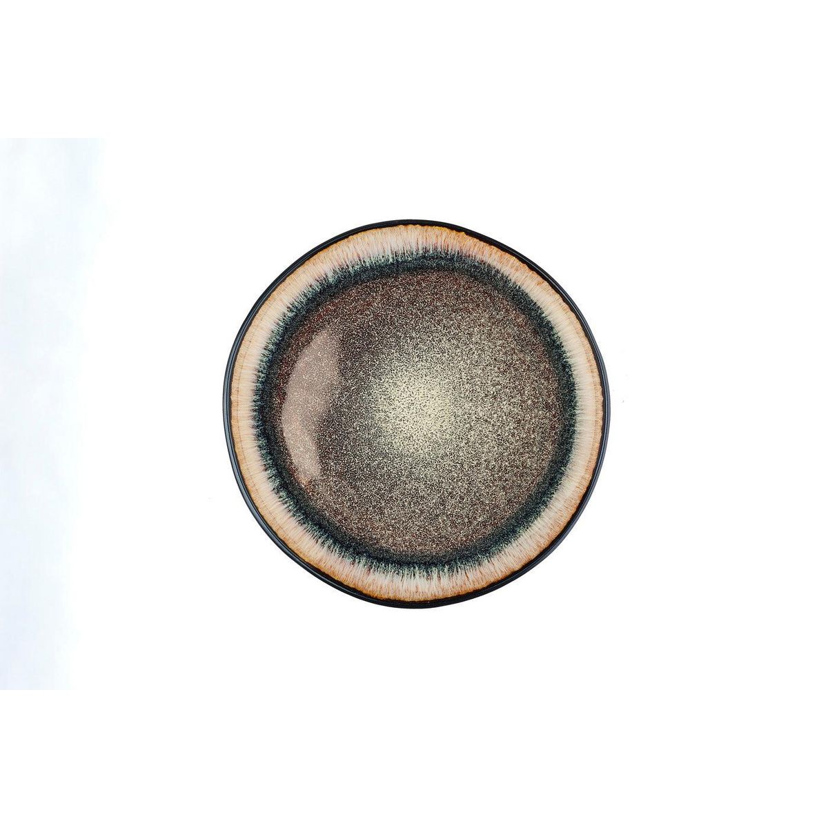 BJORN Assiette IRIS Ø21,5cm - 6 pièces - Marron sauvage