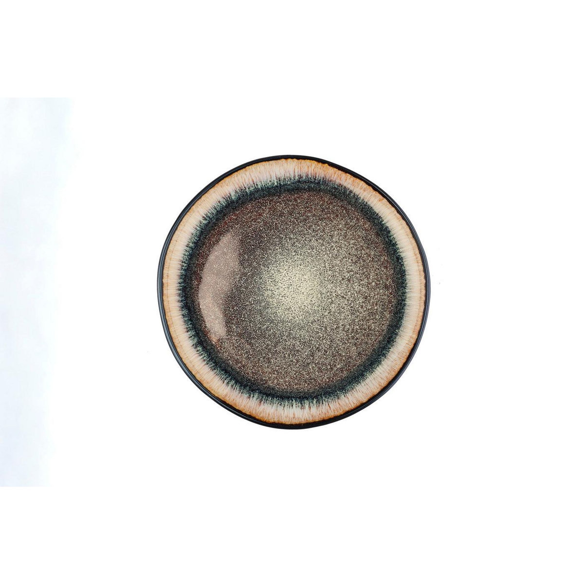 BJORN Assiette IRIS Ø21,5cm - 6 pièces - Marron sauvage