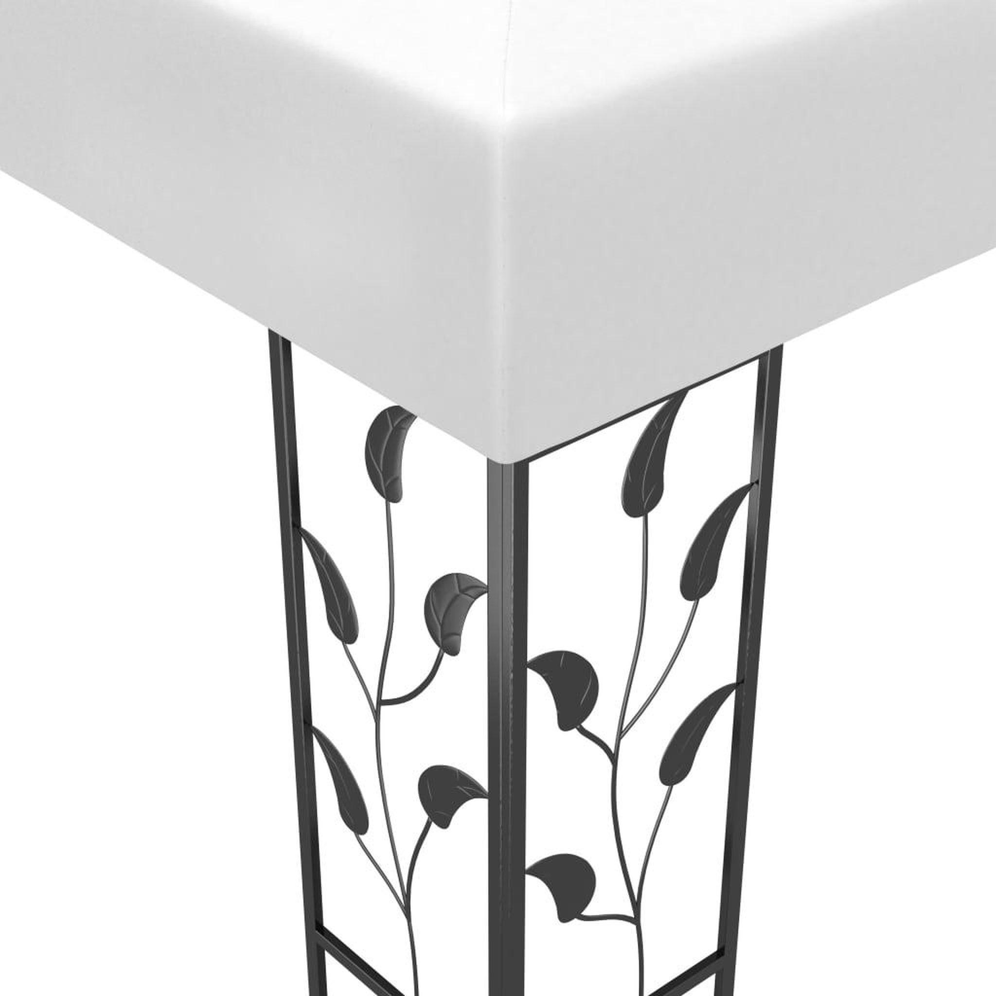 Voir la diapositive 5 : VIDAXL Tonnelle avec guirlande lumineuse a LED 3x3 m Blanc