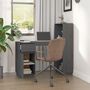 Voir la diapositive 3 : VIDAXL Bureau Gris 110x53x117 cm Bois massif de pin