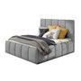 Voir la diapositive 1 : BEST MOBILIER Lucea - lit coffre - 160x200 - sommier inclus - en velours