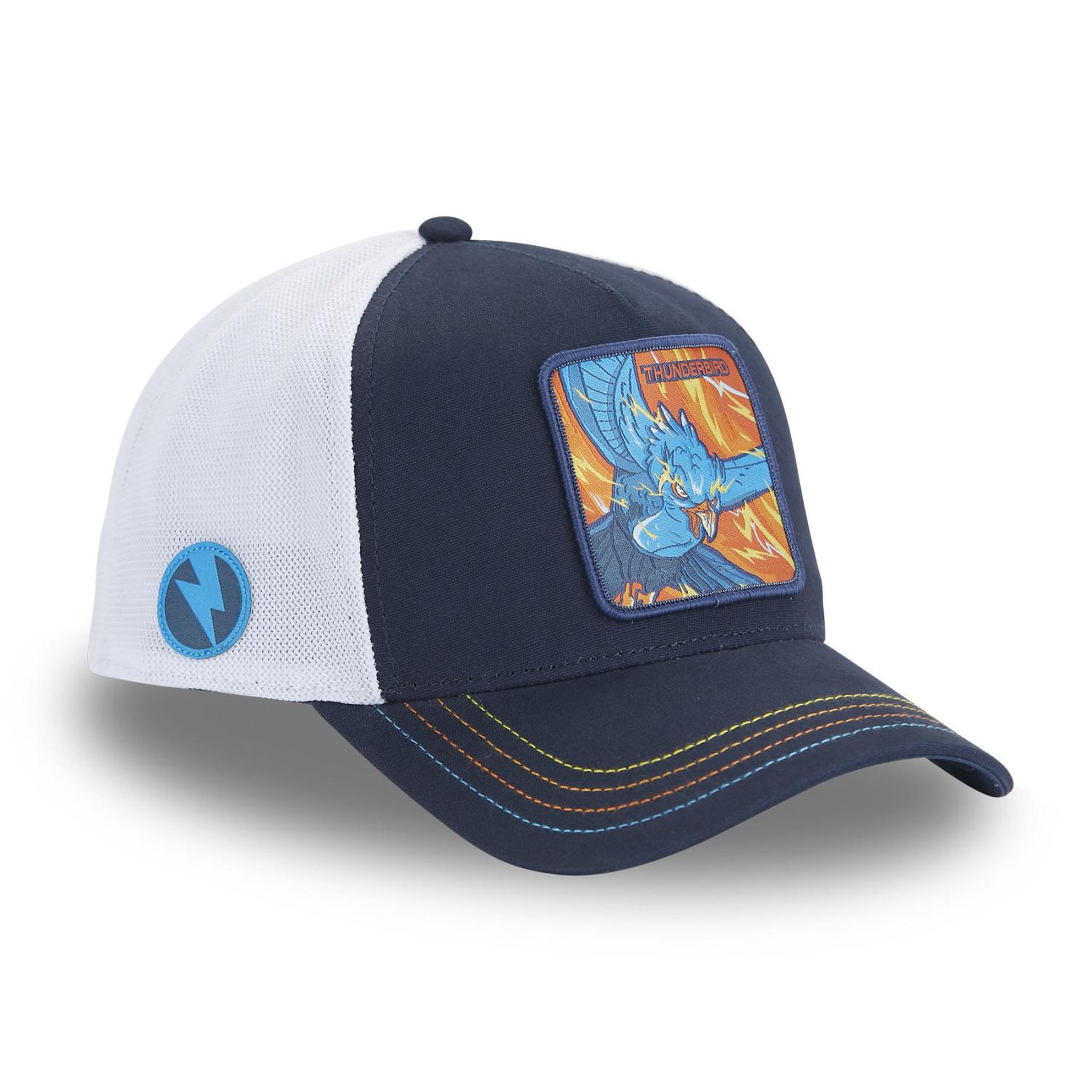 Voir la diapositive 3 : CAPSLAB Casquette homme trucker en canvas de coton finitions premium