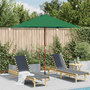 Voir la diapositive 1 : VIDAXL Parasol d'exterieur avec mat en bois 150x200 cm vert