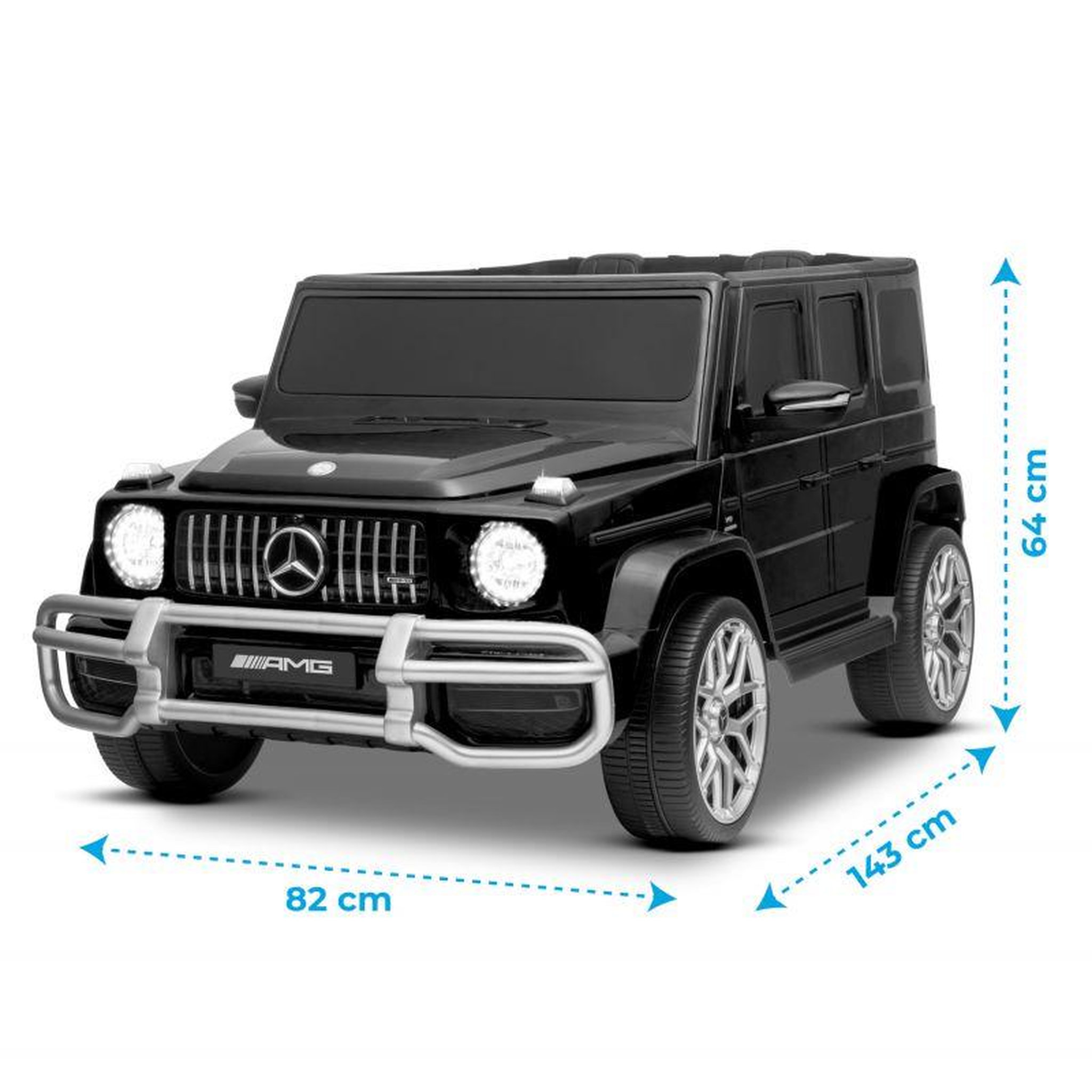 Voir la diapositive 4 : Mercedes Benz Voiture Electrique 4x4 Mercedes AMG - 2 places - 2x 45W, Marche AV/AR, Phares et Système audio