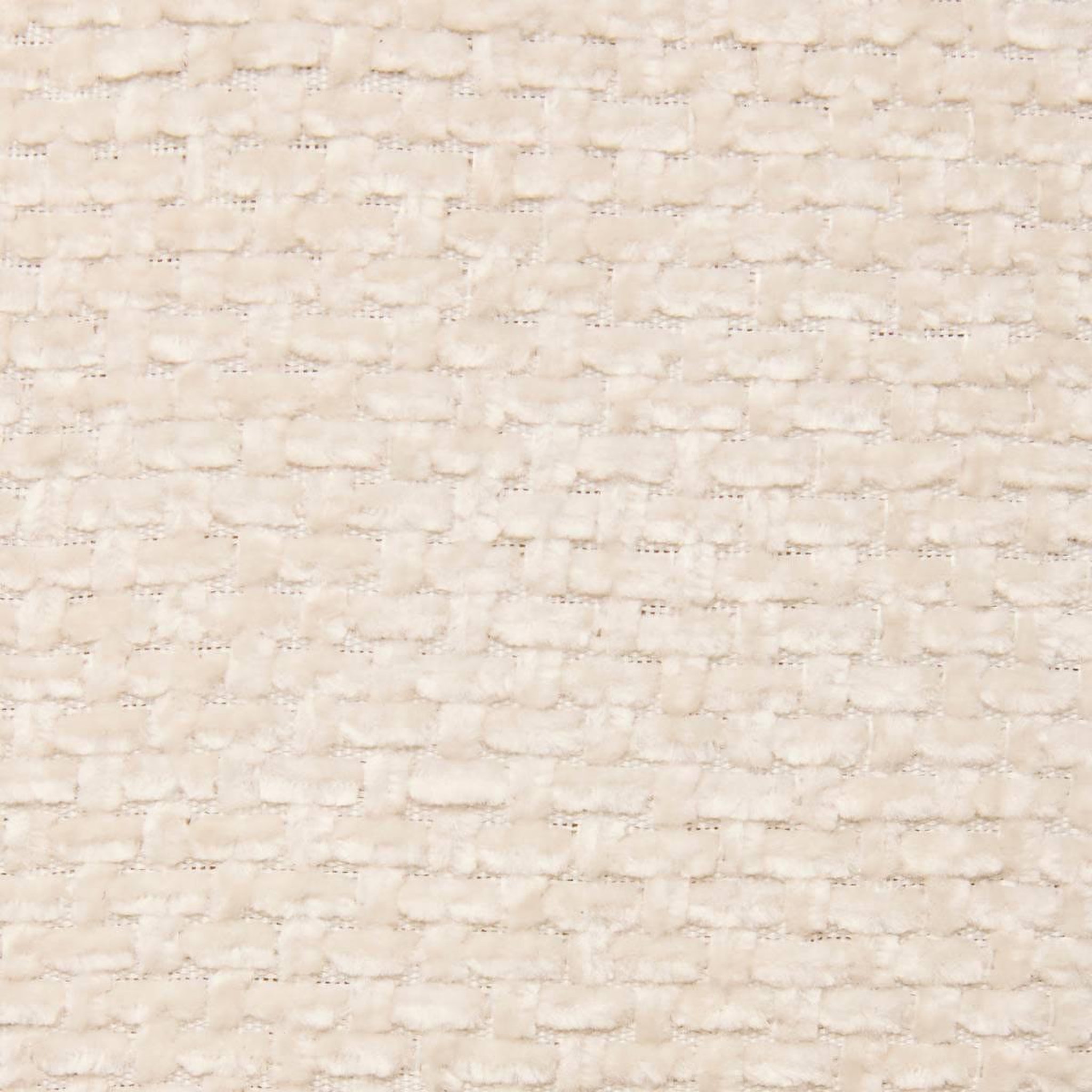 Voir la diapositive 4 : ATMOSPHERA Tabouret d'appoint chenille  spolo  39cm blanc
