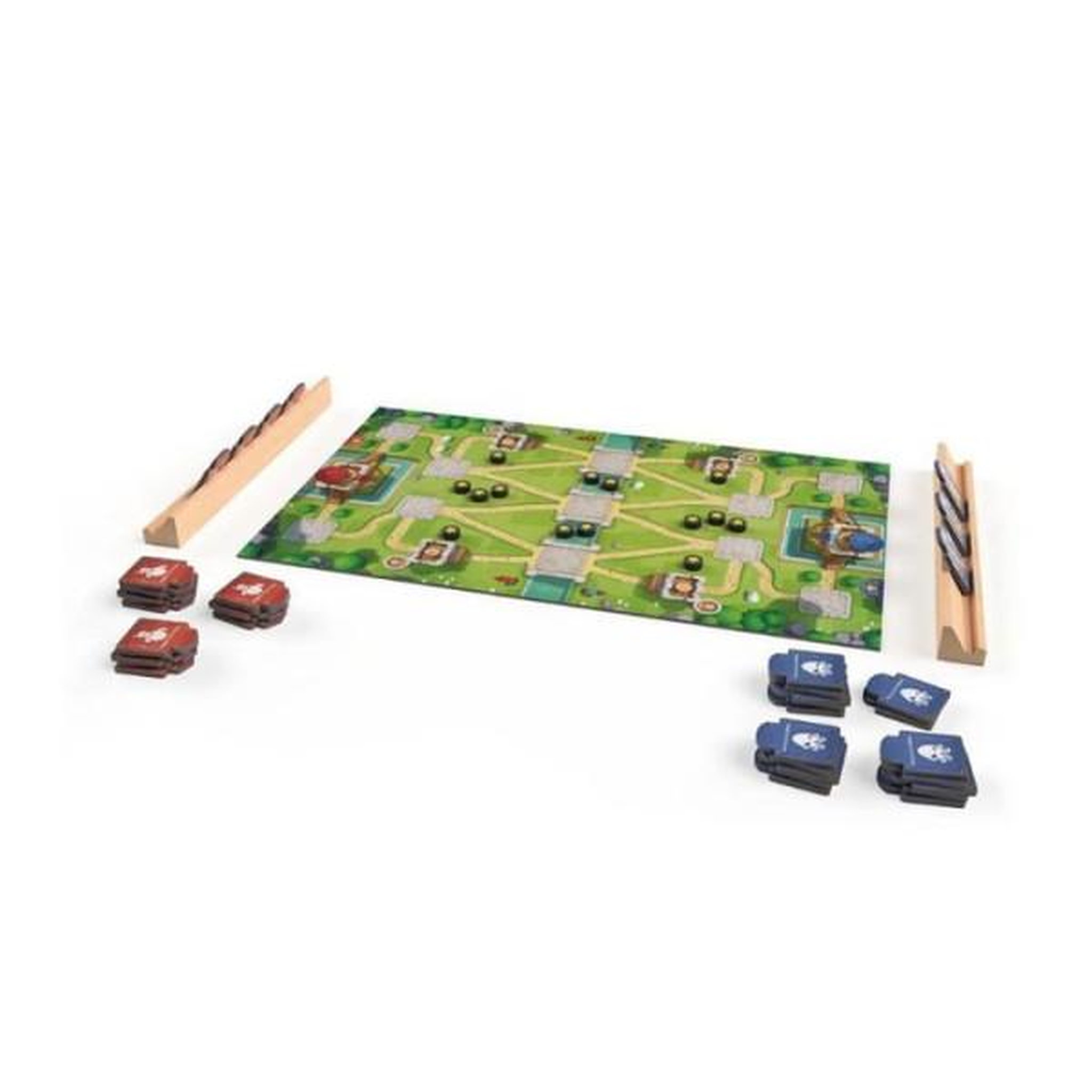 Voir la diapositive 2 : Asmodee Repos jeu de stratégie - toy battle - 2 joueurs - des 8 ans - 15 min - 4 plateaux double-face - tuiles - vf