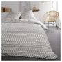 Voir la diapositive 1 : Parure housse de couette fantaisie en coton 57 fils IRIS