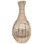 ATMOSPHERA Vase Déco en Rotin  Idylle Folk  63cm Naturel