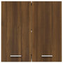 Voir la diapositive 5 : VIDAXL Armoire suspendue Chene marron 60x31x60 cm Bois d'ingenierie