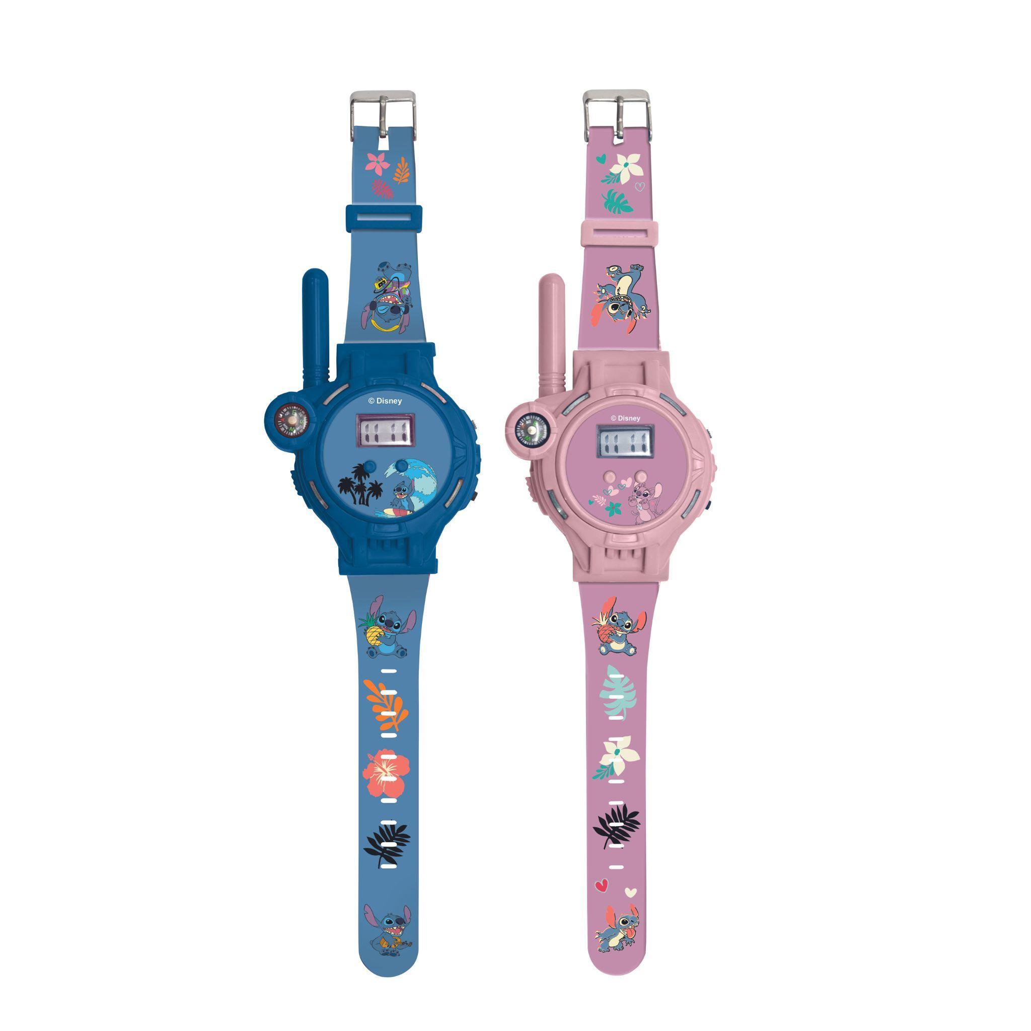 Voir la diapositive 1 : Lexibook Montre digitale talkie-walkie Stitch portée 200 m