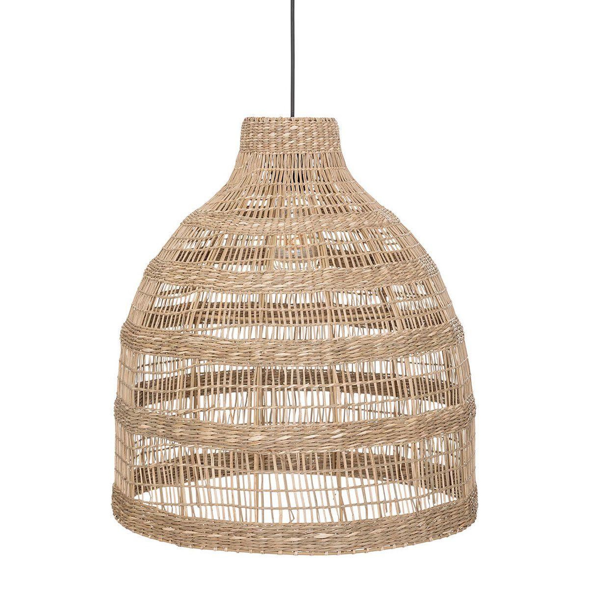 ATMOSPHERA Lampe suspension en osier  seav  50cm beige