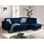 Voir la diapositive 3 : LISA DESIGN Brooke - canapé d'angle droit - convertible - 5 places - en velours
