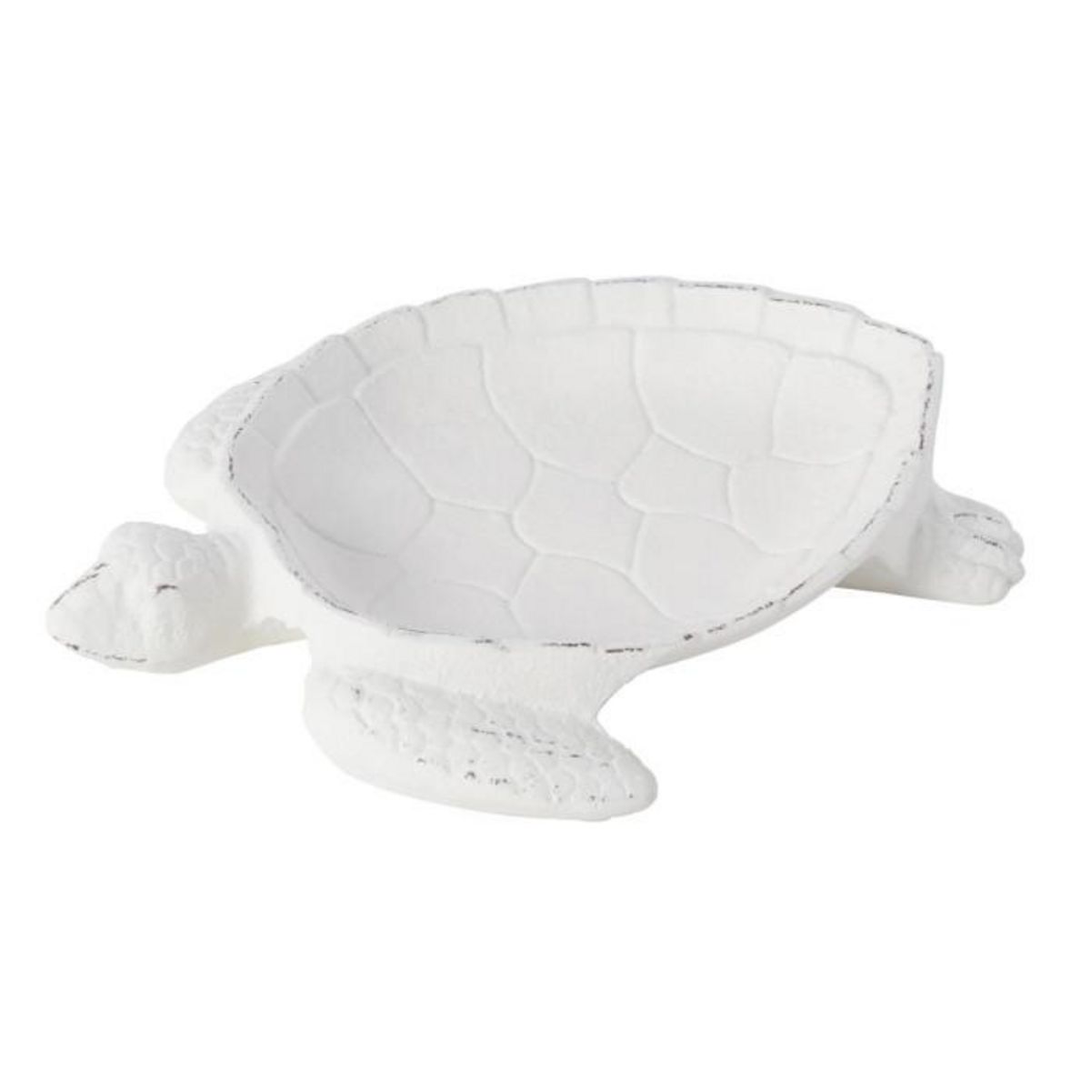 Paris Prix Coupelle Tortue en Métal  Todi  19cm Blanc